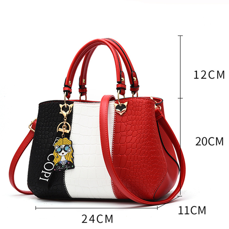 Shoulder simple handbag high capacity large bag