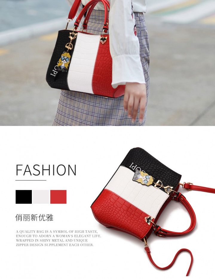 Shoulder simple handbag high capacity large bag